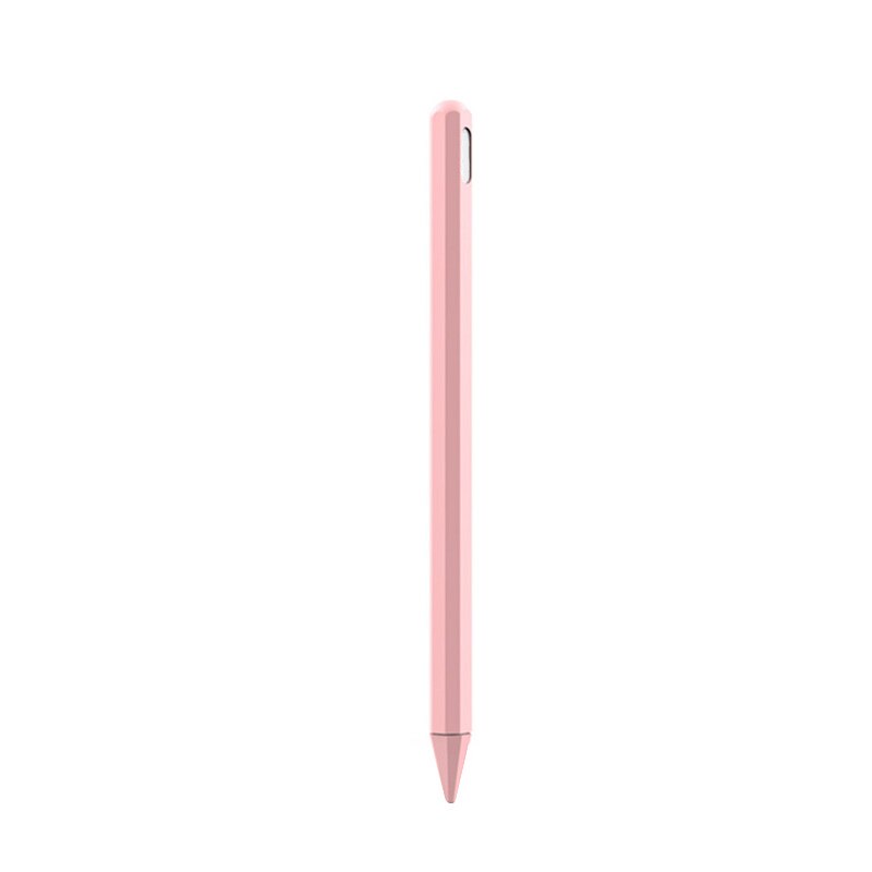 Pen Nib Protector Silicone Sleeve Grip Skin Cover Holder for Apple Pencil 2 PR: Pink