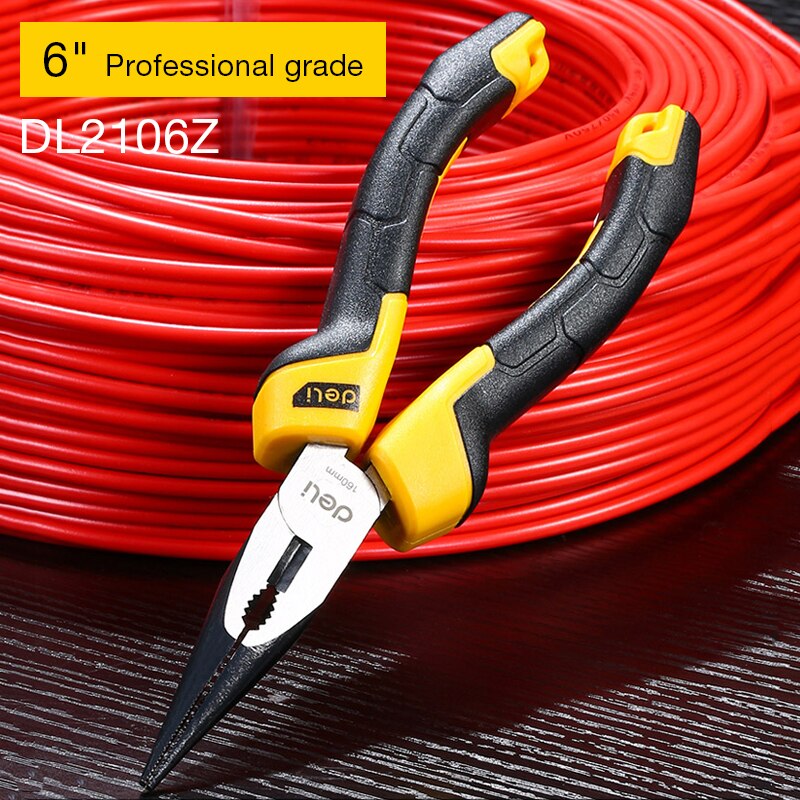 Draadtang, multitool, industriële krimptang, draadstripper, elektriciensstriptang, handgereedschap: Dl2106z