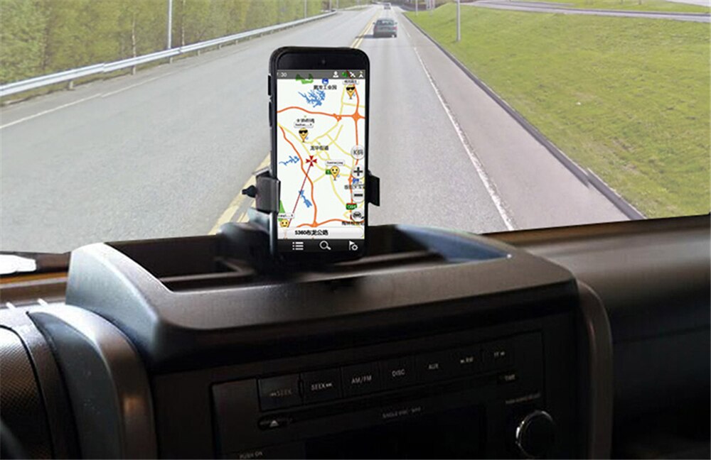Dedicated Mobile Phone Holder Mount GPS Cell Phone Bracket For Jeep Wrangler Car Interior Accessories Black