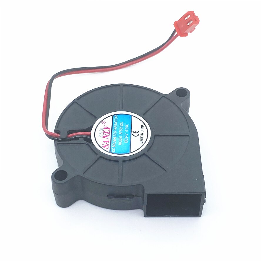 Alkuperäinen sanly  sf5015sl dc24v 0.05a 5cm 5015 50 x 50 x 15mm teollisuuspuhallin ilmankostuttimen jäähdytystuulettimelle 2 pin