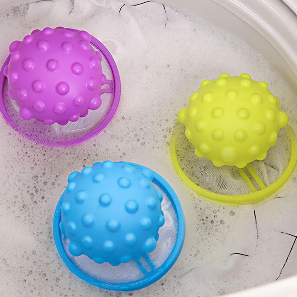 Floating Style Laundry Artifact Laundry Ball Flower Shape Mesh Bag Floating Lint Hair Catcher Dirt Catch Washing Machine