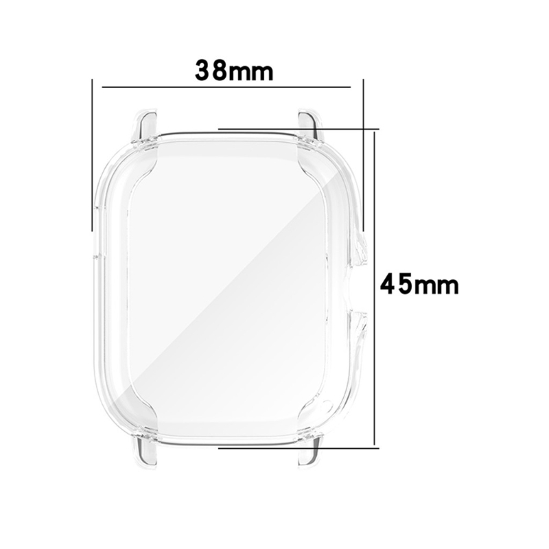 Bescherming Case Voor Amazfit-Gts 2 Smart Horloge Plating Tpu Soft Cover Volledige Sch