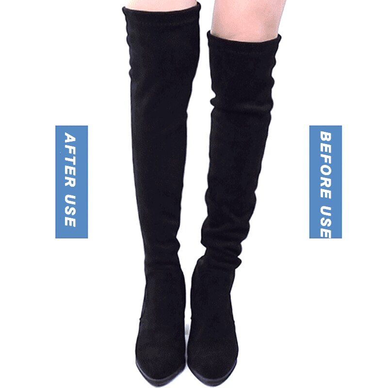 Vrouwen Laarzen Riem Anti Slip Schoen Veters Verstelbare Rug Plakband FK88