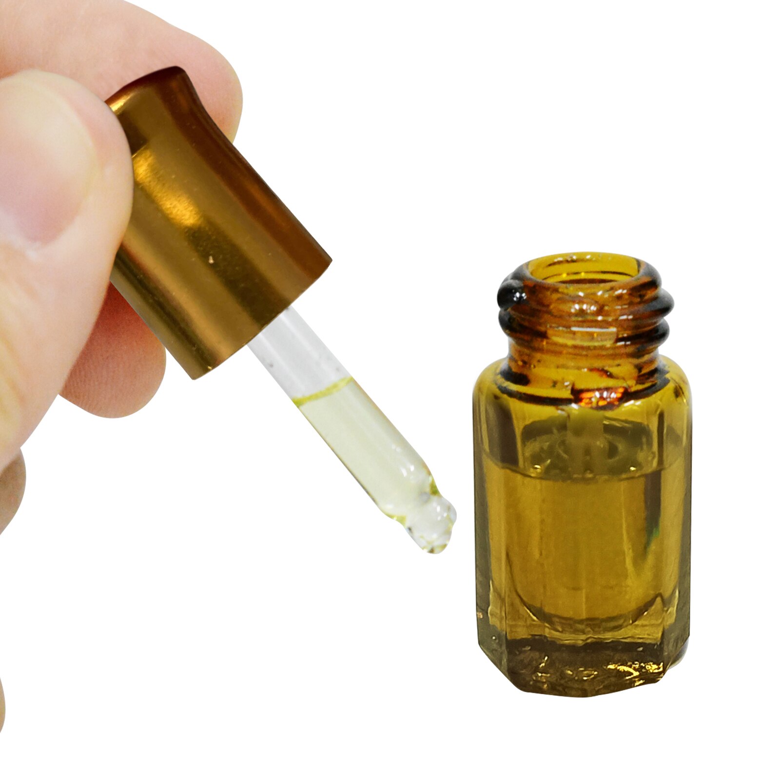 Two Bottles Refractive Index Fluid oil 3ml each 1.300 ~ 1.800 RI Range for Gem Refractometer