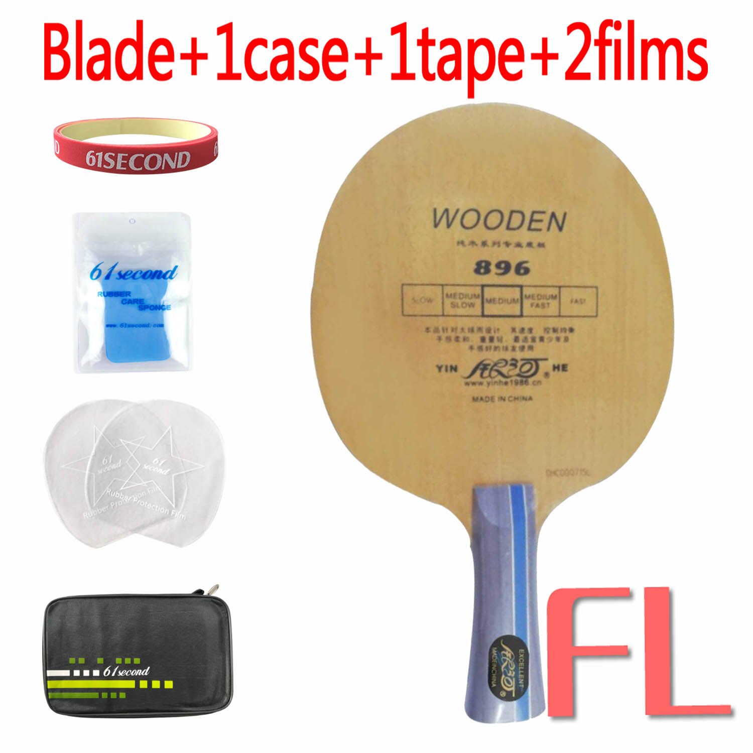 Yinhe Milky Way Galaxy 896 table tennis PingPong blade: FL with FM case