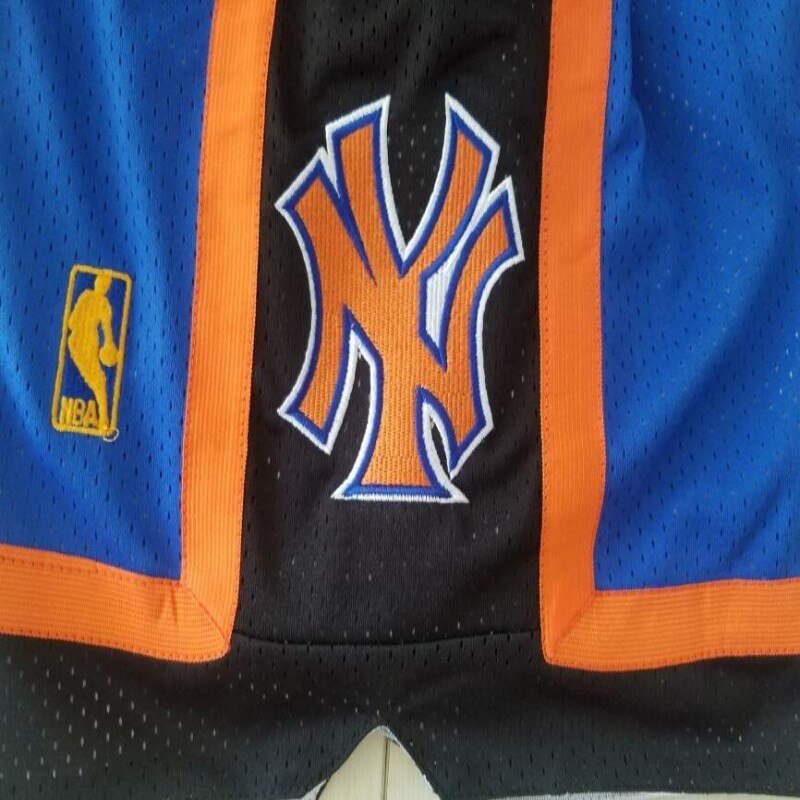 New York knties Men Just Don Retro classici in legno duro tasca ricamata NBA migliori pantaloncini da basket in mesh