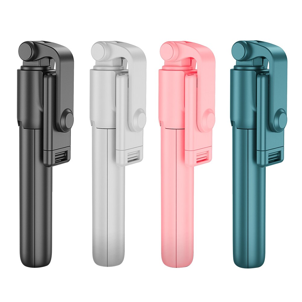 Kabelloser selfie-stick, faltbares mini-stativ mit fernauslöser, ausziehbarer hand-monopod, handyhalterung für ios und android