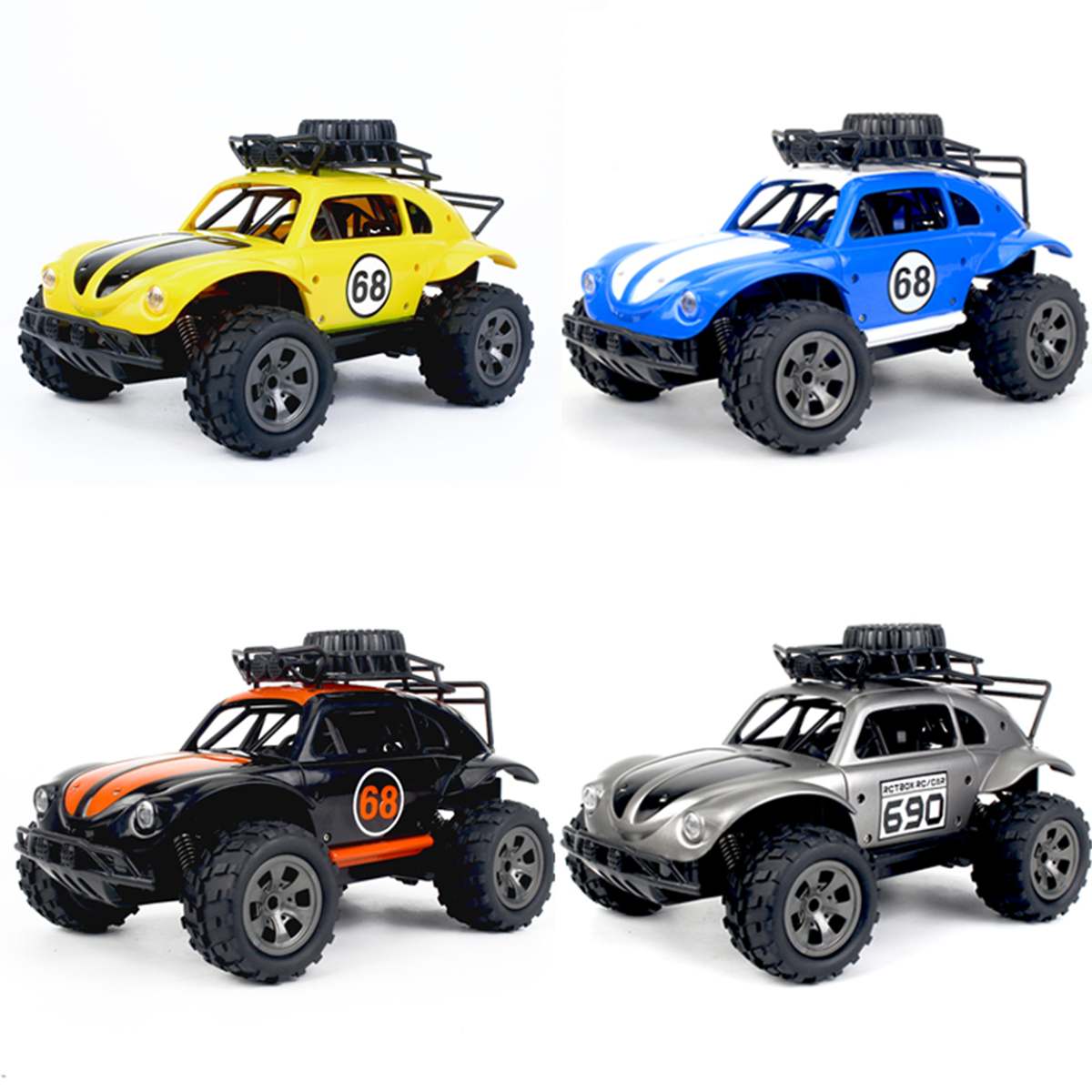 RC Car 1/18 4WD 4x4 Driving Car Double Motors Drive Bigfoot Car Remote Control Car Model Off-Road Vehicle Toy christmas
