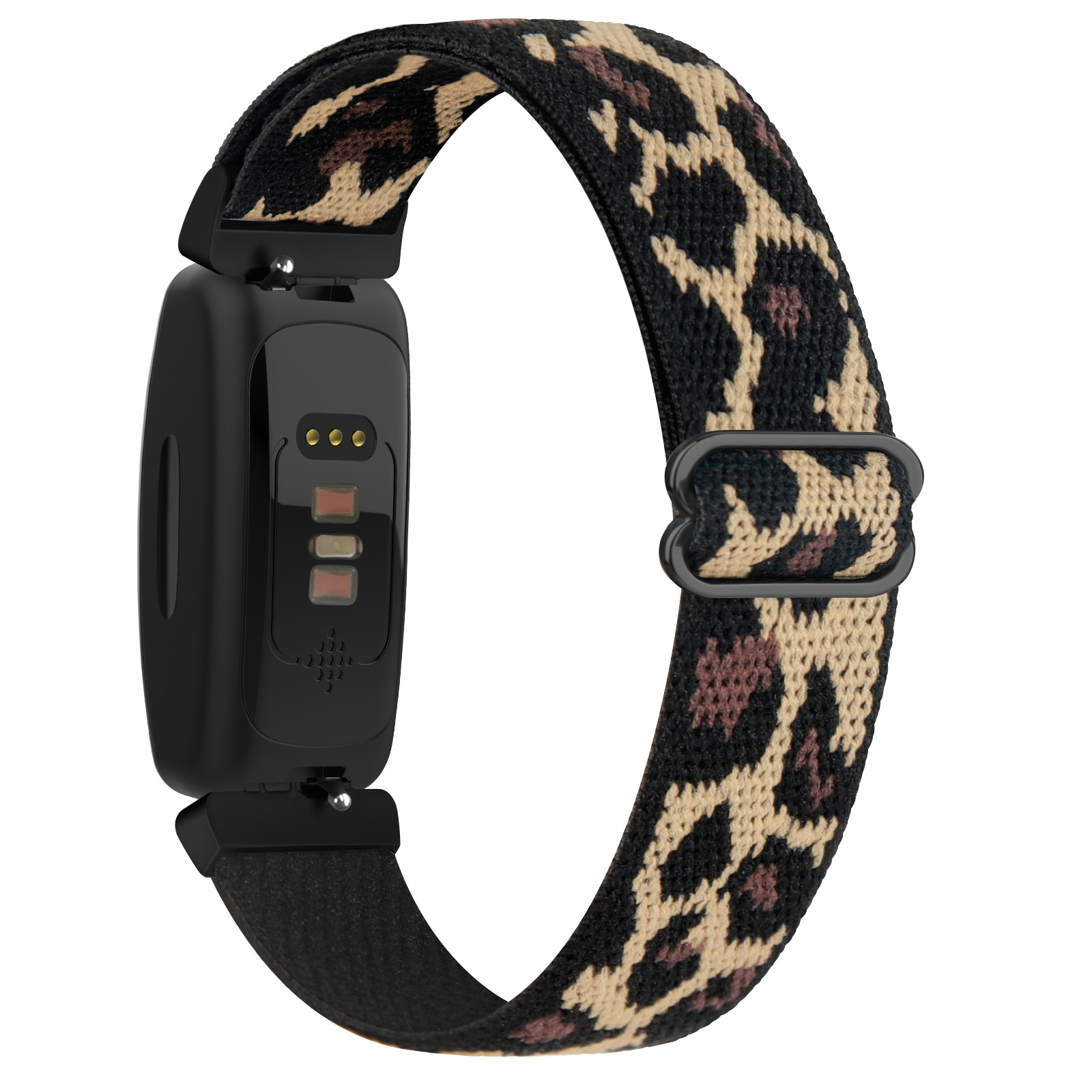 Correa de reloj elástica para Fitbit Inspire 2 ACE 3, pulsera para niños, pulsera para Fitbit Inspire HR ACE 2: Black Yellow / 14 mm