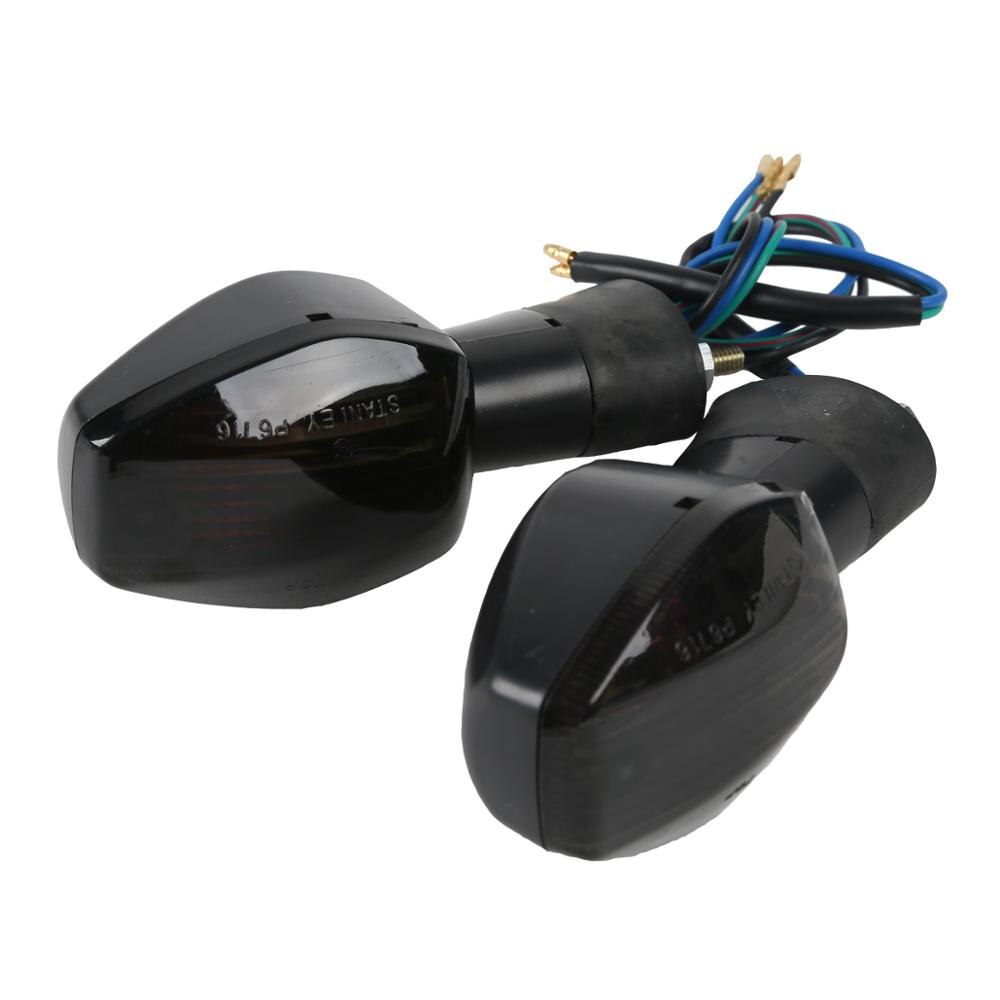Motorcycle Turn Indicator Signal Len Winker Amber For Honda CBR600RR 2003 CBR600 F4i 2001-2006 CB900 2002-2007 CB400 03-12: Smoke Lens