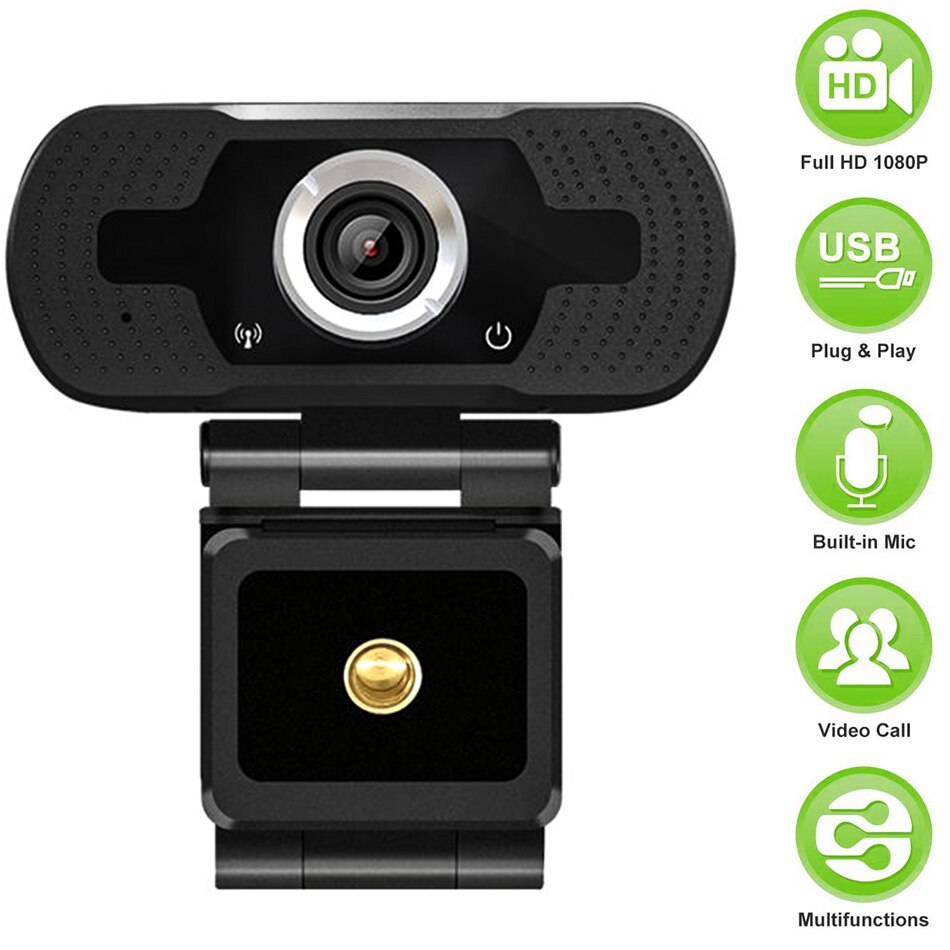 HD 1080P USB WEB Camera auto focus buildin mic High Definition 12.0MP Web Cam With mic clip-on Camera