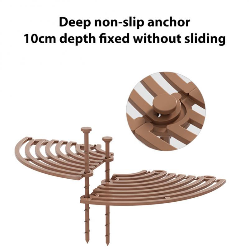 19/52CM Multi-use Plant Pot Cover Square/Round Plastic Pot Grid Soil Guard Cover Plant Protector Garden Accessories