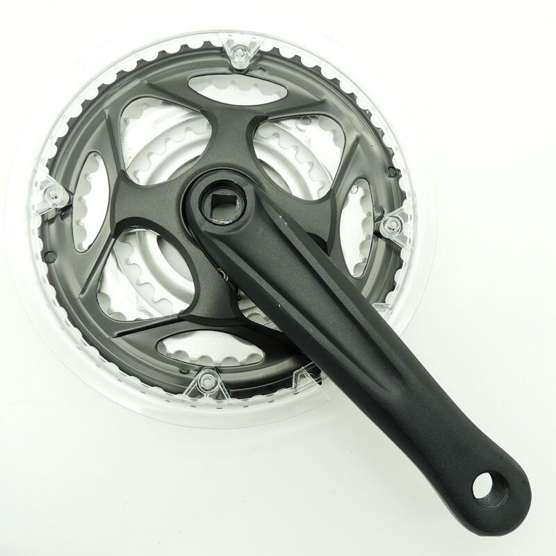 7/8/9 vitesse vtt vélo manivelle ensemble 48-38-28T 170MM vélo manivelle ensemble creux dent plaque vélo pédalier pignon plateau