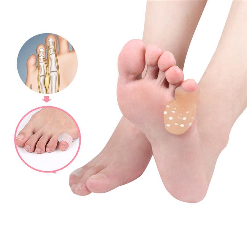 1 Pair Kapmore Pinky Toe Separators Breathable Pain Relief Toe Spreader Toe Straightener Foot Care Tool Foot Protector