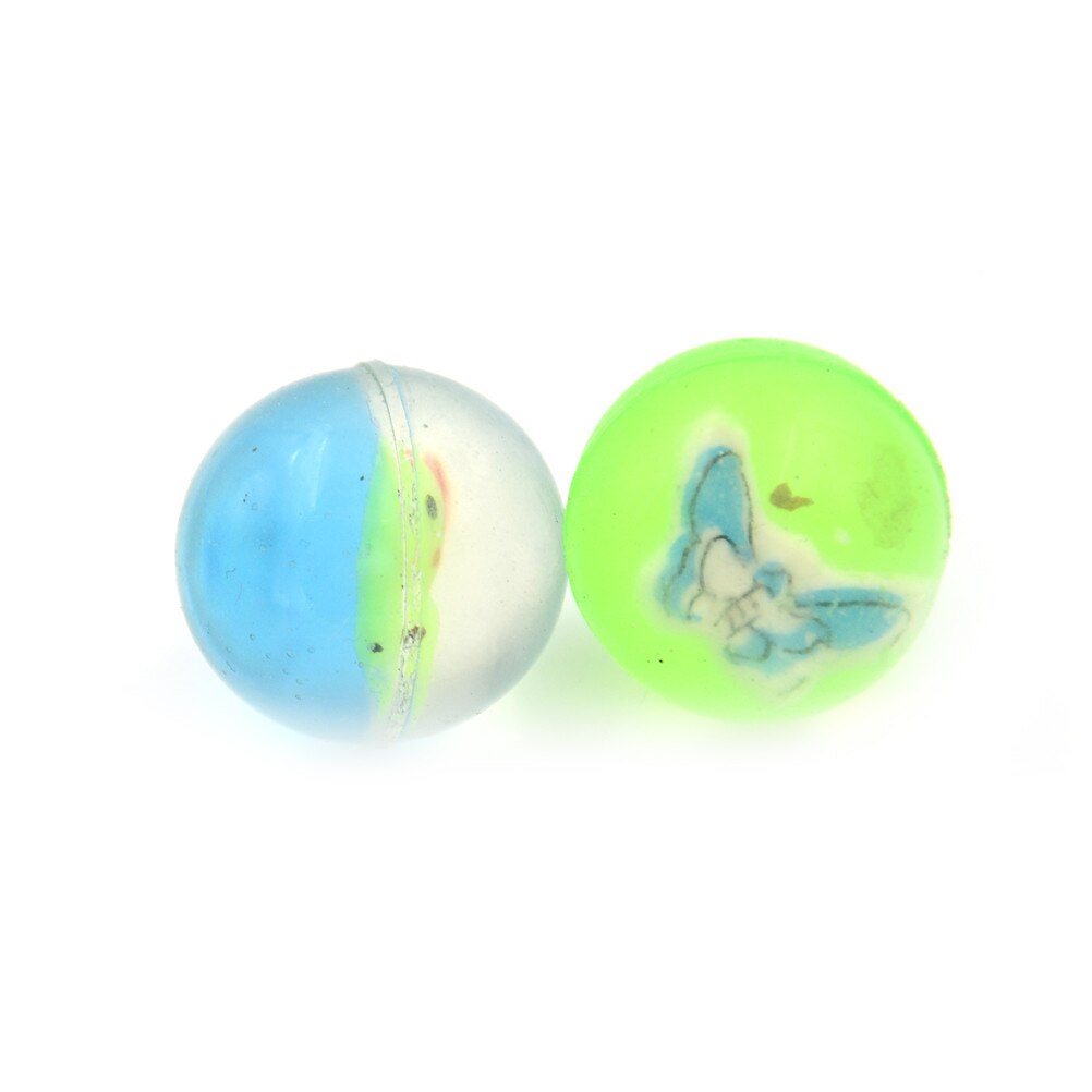 , 10 Uds., 27mm, Bola de goma elástica de para niños, pelota hinchable de pinball
