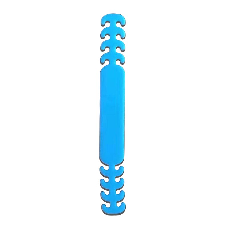 Ganchos para la oreja para mascarilla facial para niños y adultos, fijador de dolor de oídos ajustable, antideslizante, sujeción al oído, gancho de extensión para mascarilla: blue / 2pcs