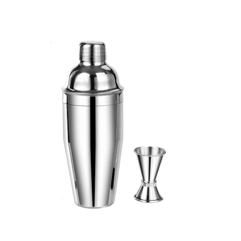 550ml Cocktail Shaker Bar Set con Accessori-Martini Kit con Misurazione Jigger, Cucchiaio di Miscelazione, muddler e Liquore Versatori: 2pcs
