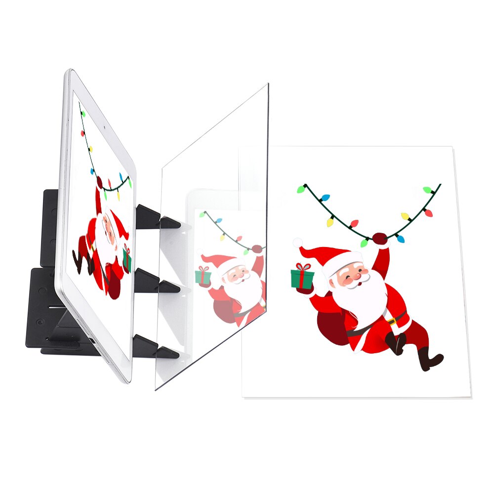 Optisk tegning sporingstavle bærbar skitse maleri værktøj animation kopi pad ingen overlapning skygge spejl nul-baseret legetøj