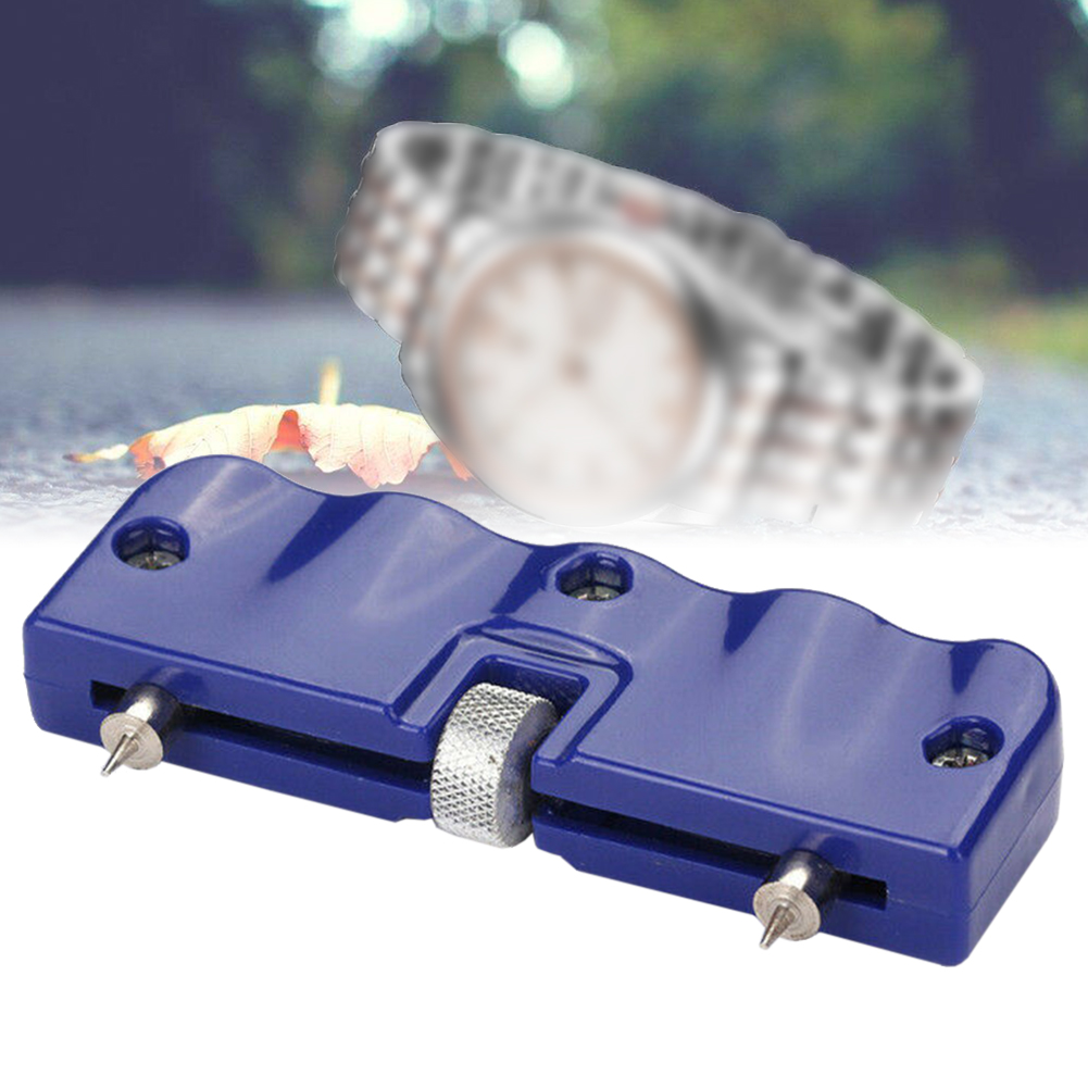 Kellosepän takakotelon ruuvit lisävarusteet kannenpoistaja akunavaaja kannettava puristin helppokäyttöinen säädettävä kellonkorjaustyökalu