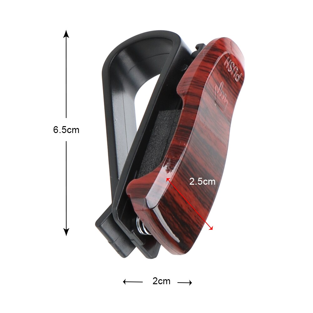 1pc briller holder automatisk feste klips bil kjøretøy solskjerm solbriller klemme tre korn brille etui briller holder