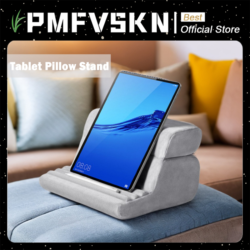 Soft Sponge Pillow Tablet Holder For Kindle e-book Readers Phone Tablet Stand Support Multi-angle Bed Reading Stand Lunch Break