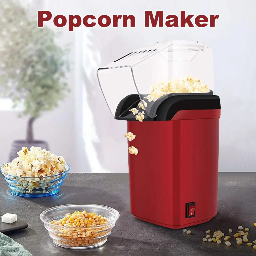 Macchina per popcorn Macchina per popcorn completamente automatica ad alta velocità Macchina per popcorn elettrica per popper ad aria per la cucina domestica