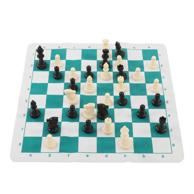 Portable Travel Chess Game Set Travel Chess Set Foldable Rollable Light Compact for Family Gatherings for Picnic: Wang Gao 65MM