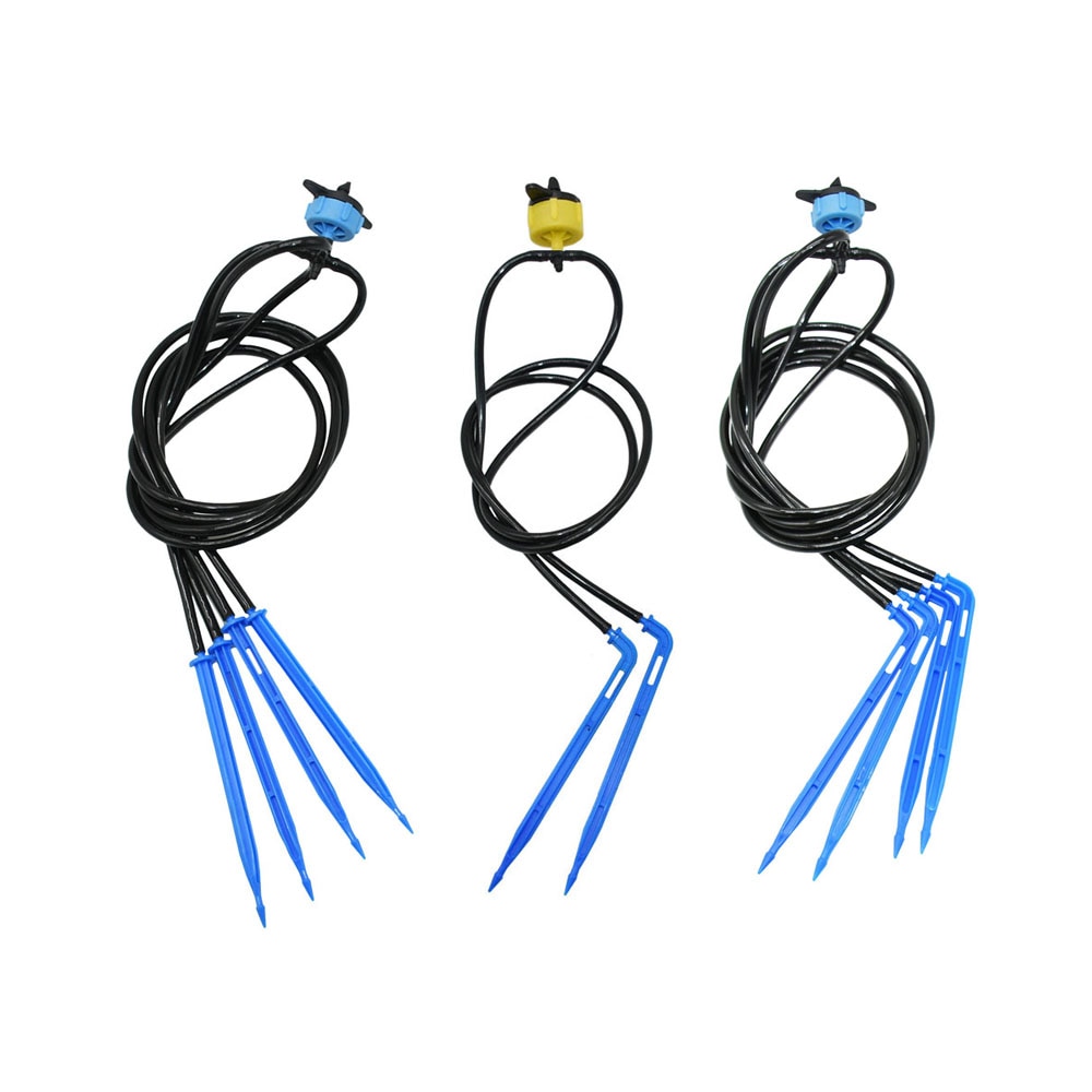 Système d'irrigation goutte à goutte pour bonsaï, ensemble de Distribution d'araignée avec goutteur à Micro débit 2/4/8 L/H 2/4 voies 20 pièces