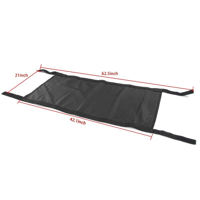 Car Roof Hammock Top Rest Bed for Jeep Wrangler Yj, Tj, Jk, Jku, Jl, Jlu 1987 2-Door and 4-Door Durable Firm Expand Space L