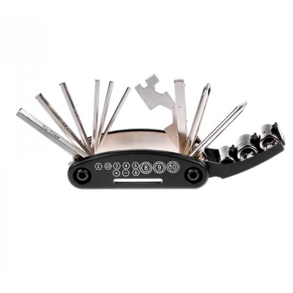 Bicycle Cycling Multifunctional Repair Tool Sets Kits with Mini Pump Bag Puncture Tyre Multi Repair Kit Wrench Screwdriver