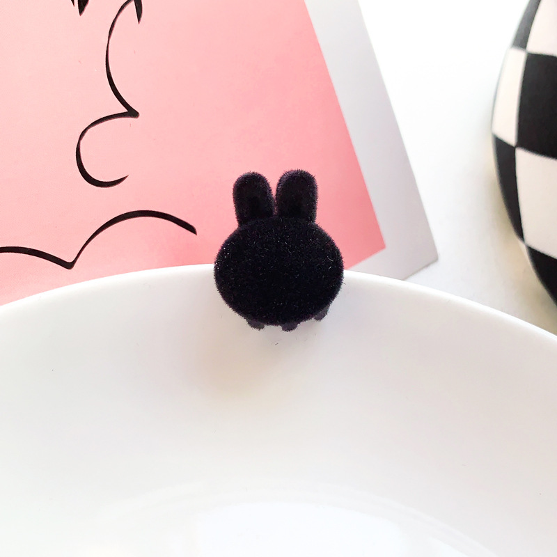 10/1Pcs Velvet Hair Claw Heart-shape Hair Clip Women Mini Size Claw Clip Solid Color Hairpin Barrettes Headwear Hair Accessories: A4