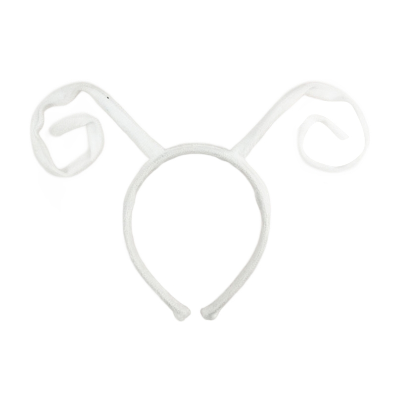 Schmetterling Antenne Stirnband Halloween Ameise Stirnband Halloween Party Kostüm Samt Käfer Stirnband lustige Schmetterling Stirnband: WHITE