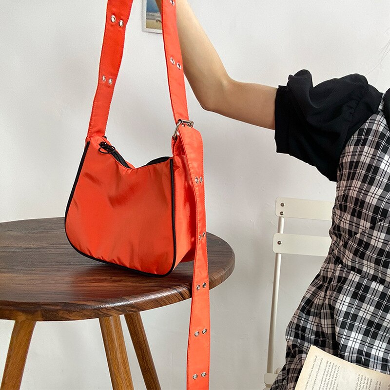 Dames Dagelijks Reizen Portablearmpit Tas Toevallige Polyester Vrouwen Hobos Kleine Onderarm Schoudertas Vrouwelijke Messenger Bags