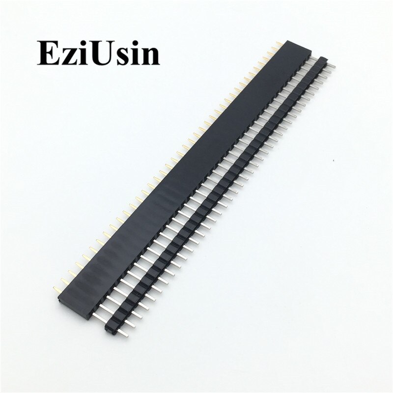 Einzigen Weiblichen Männlichen Pin Header Fall Für Arduino 1x40 Reihe Gerade Stecker Streifen 2,54mm Anschlüsse 40 Pins header Board Module