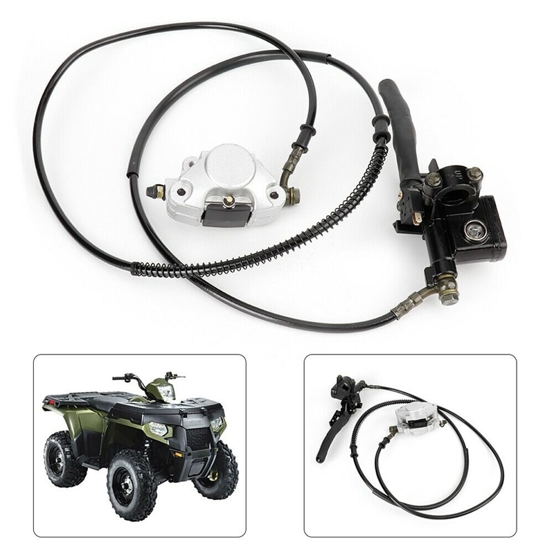 Hydraulic Rear Disc Brake Caliper System+Pads for Quad Dirt Bike ATV 150Cc 250Cc