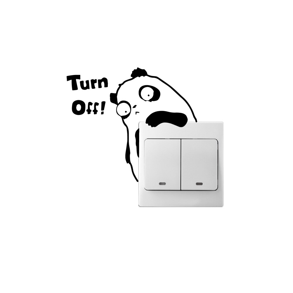 Funny bear Decal Removable Vinyl Mural Poster Wall Decals Home Decoration Background Wall Art Decal