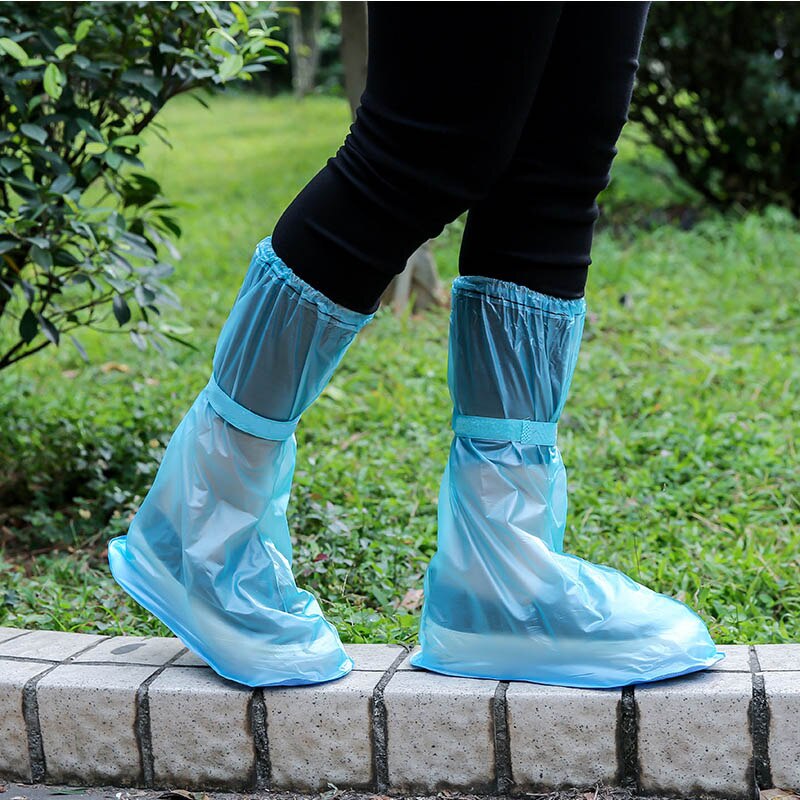 Regntilbehør slip husholdningsartikler bærbare regnskoovertræk regnstøvler vandtætte vandtætte høj støvle
