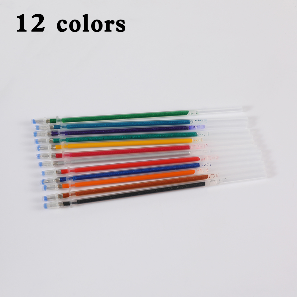 0,5 mm 100 Farben Kugelschreiber Fluoreszierende Minen Farbblitzstift Glatte Tinte Malerei Graffiti Stifte Studentenbriefpapier 04116: WHITE