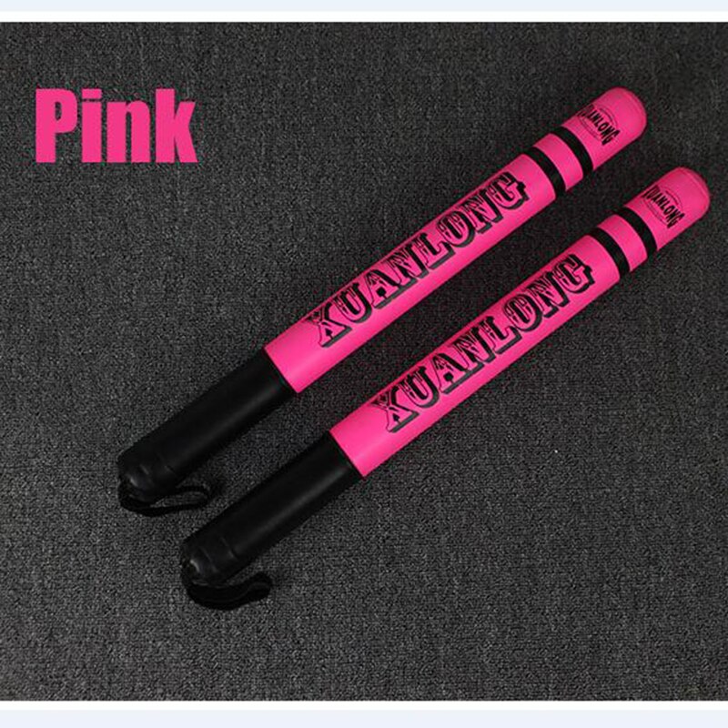 2 st 57cm boxning precisions träningspinnar stansning klubb mål handskar padder mål mma muay thailändska striderna träning verktyg: Rosa