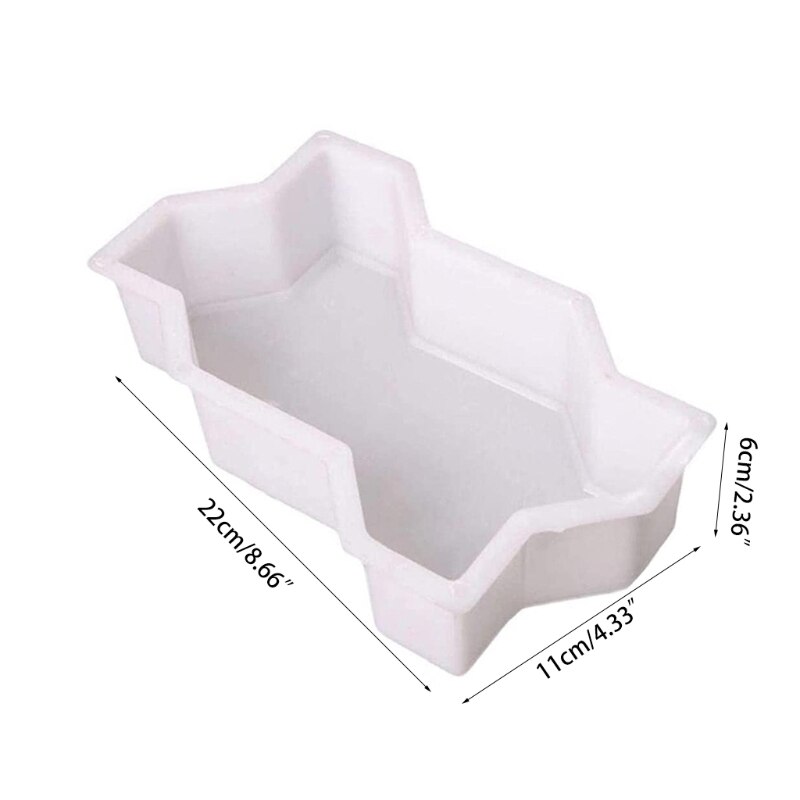 Runway Driveway Paving Brick Pavement Concrete Mold Garden Slab Path Walk Mould