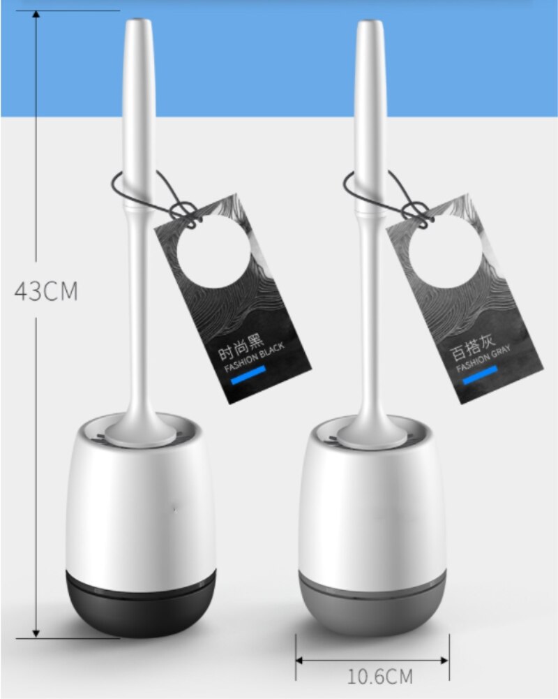 Siliconen Wc Borstel Voor Wc Accessoires Lensbare Toiletborstel Muur Gemonteerde Cleaning Tools Home Badkamer Accessoires Sets