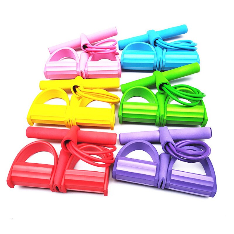 Unisex träningspedal tränare avdragare fitnessutrustning yoga gym hemmaträning gummi dragrep multifunktions puller pedaler