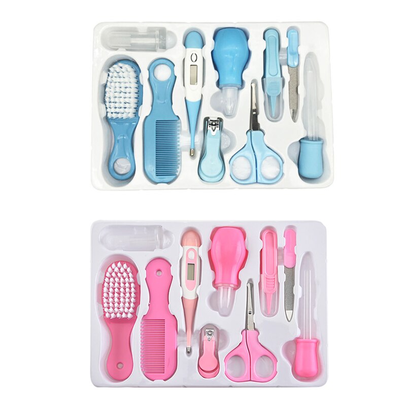 10 Stks/set Pasgeboren Baby Grooming Kit Nagelknipper Veiligheid Care Set Baby Nail Trimmer Gezondheidszorg Kit Gezondheidszorg Kit Draagbare