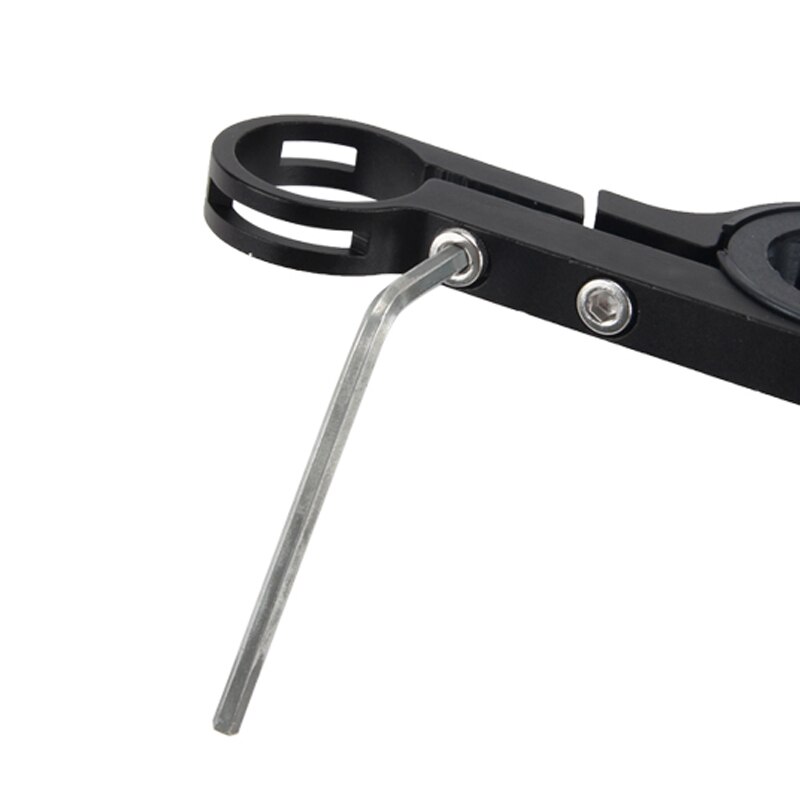 Handlebar Extension Mount Bicycle Bike Handle Bar Bracket Extender Holder(black)