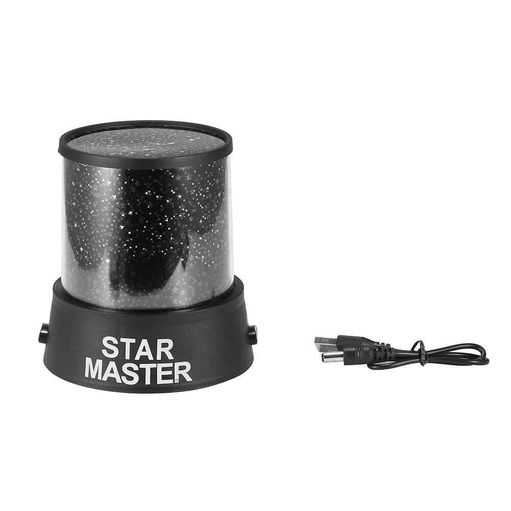 LED Night Light Projector Starry Sky Star Moon Master Children Kids Baby Sleep Luminaria Colorful USB Projection Lamp Lights