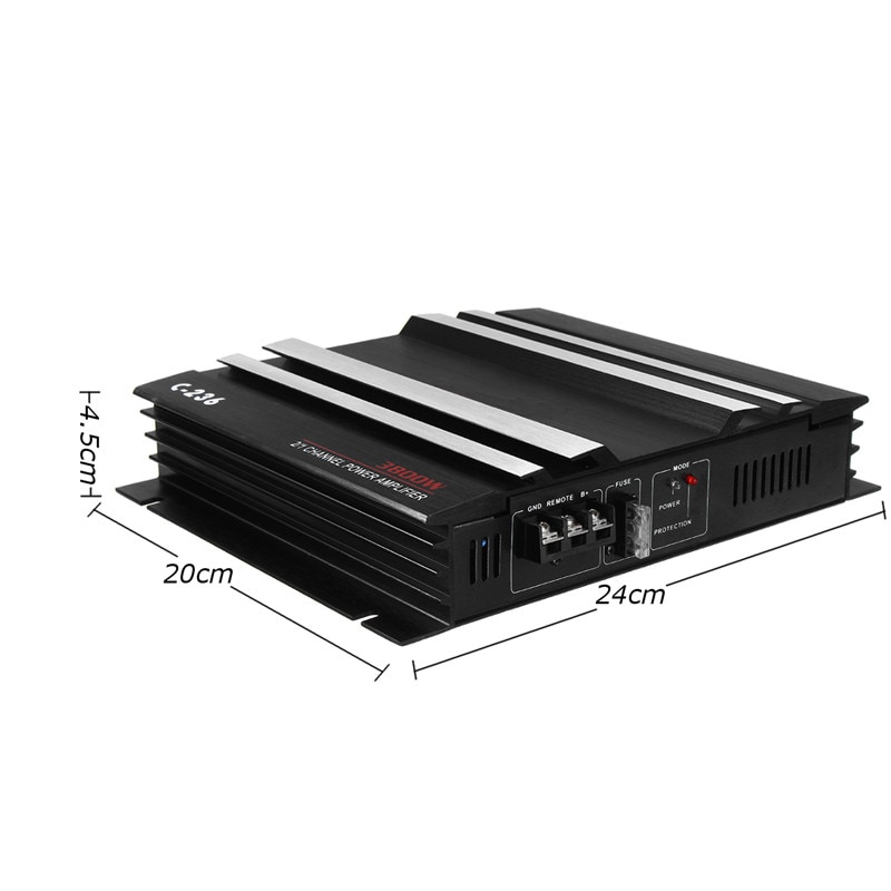 3800W 2 Kanaals Krachtige Auto Audio Versterker 12... Grandado 3800W 2 Kanaals Krachtige Auto Audio Versterker 12... Grandado