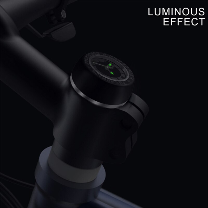 Fiets lichtgevende headset horloge computer fiets voertuig klok waterdicht fiets hoofd onderdelen horloge headset top kap stuurpen afdekking