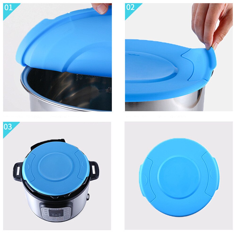 Pressure Cooker Silicone Lid Silicone Pot Lid 24cm Pan Lids Pressure Cooker Inner Pot Lids 9Inch Silicone Lid for Pressure Cooke