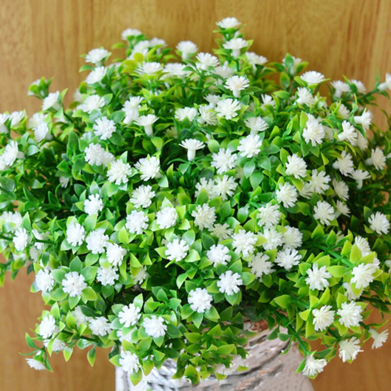 Good Healthy 5 Pcs Handmade Flowers Greenery Plants Eucalyptus Outdoor Bridal Wedding Bouquet Decoration