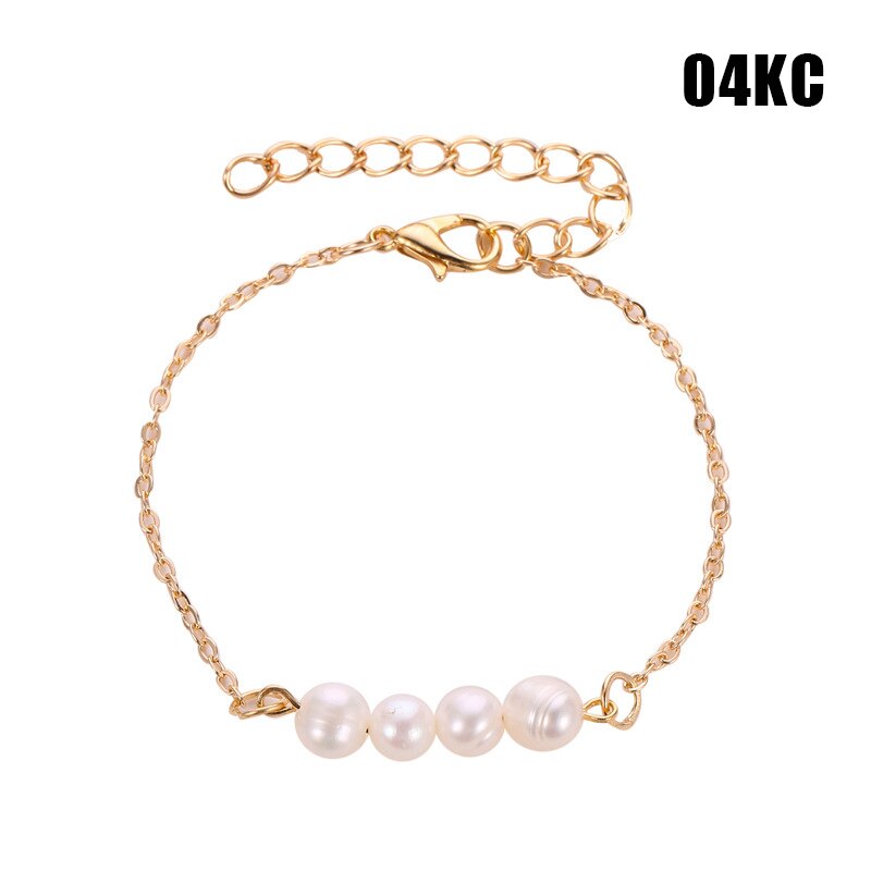 Armbinde für Frauen Simulierte Perlen Schmuck Dame Handgelenk Zubehör Dekor Ornament TY66: d